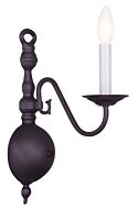 Williamsburgh 1-Light Wall Sconce in Bronze