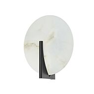 Asteria 1-Light LED Wall Sconce in Black Brass