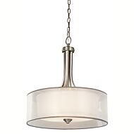 Kichler Lacey 4 Light Inverted Pendant in Antique Pewter