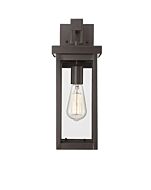 Barkeley 1-Light Outdoor Wall Sconce in Powder Coated Bronze