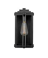 Oakland 1-Light Outdoor Wall Sconce in Powder Coated Black
