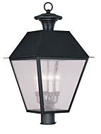 Mansfield 4-Light Outdoor Post Lantern in Black