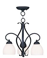 Brookside 3-Light Convertible Chain Hang with Ceiling Mount in Black