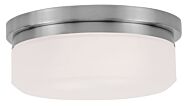 Stratus 2-Light Wall Sconce with Ceiling Mount in Brushed Nickel