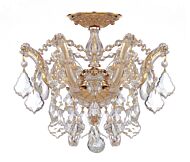 Crystorama Maria Theresa 3 Light 14 Inch Ceiling Light in Gold with Clear Swarovski Strass Crystals