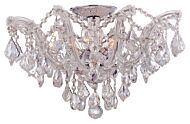 Crystorama Maria Theresa 5 Light 19 Inch Ceiling Light in Polished Chrome with Clear Spectra Crystals