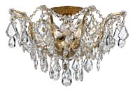 Crystorama Filmore 5 Light 19 Inch Ceiling Light in Antique Gold with Clear Swarovski Strass Crystals