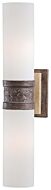Minka Lavery Compositions 2 Light 19 Inch Wall Sconce in Aged Patina Iron