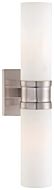 Minka Lavery 2 Light 19 Inch Wall Sconce in Brushed Nickel