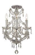 Crystorama Maria Theresa 4 Light 13 Inch Ceiling Light in Polished Chrome with Clear Swarovski Strass Crystals