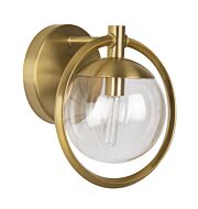 Craftmade Piltz 10 Inch Bathroom Vanity Light in Satin Brass