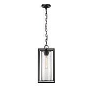 Millennium Lighting Wheatland 1-Light Outdoor Hanging Lantern In Powder Coat Black