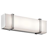 Kichler Impello LED 18 Inch Bathroom Vanity Light in Chrome