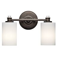Joelson 2-Light LED Bathroom Vanity Light in Olde Bronze