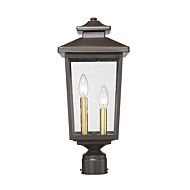 Millennium Lighting Eldrick 2-Light Outdoor Post Lantern In Powder Coat Bronze