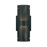 Westcliffe 2-Light LED Wall Sconce in Black