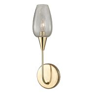 Hudson Valley Longmont 15 Inch Wall Sconce in Aged Brass