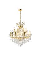 Maria Theresa 24-Light Chandelier in Gold
