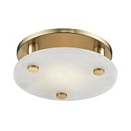 Hudson Valley Croton Ceiling Light in Aged Brass