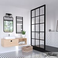 Hunter Astwood 2-Light Bathroom Vanity Light in Matte Black