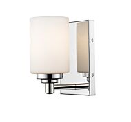 Z-Lite Soledad 1-Light Wall Sconce In Chrome