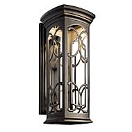 Kichler Franceasi 25 Inch LED Outdoor XLarge Wall in Olde Bronze