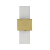 Constance 1-Light Wall Sconce in White