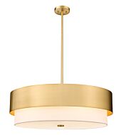 Counterpoint 6-Light Pendant in Modern Gold