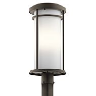 Kichler Toman 1 Light Outdoor Post Lantern in Olde Bronze
