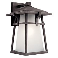 Beckett 1-Light LED Outdoor Wall Mount in Weathered Zinc