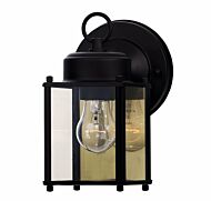 Savoy House Exterior Collections 1 Light Outdoor Wall Lantern in Black