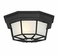 Savoy House Exterior Collections 1 Light Outdoor Ceiling Light in Black