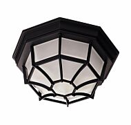 Savoy House Exterior Collections 1 Light Outdoor Ceiling Light in Black