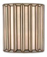 Daze 1-Light Wall Sconce in Antique Brass with White