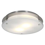Access Visionround Ceiling Light in Brushed Steel