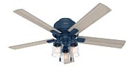 Hartland 3-Light 52" Ceiling Fan in Indigo Blue