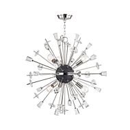 Hudson Valley Liberty 6 Light Chandelier in Polished Nickel