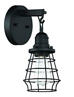 Craftmade Thatcher 11 Inch Wall Sconce in Flat Black