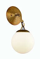 Craftmade Orion 13 Inch Wall Sconce in Patina Aged Brass
