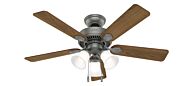 Swanson 3-Light 44" Ceiling Fan in Matte Silver