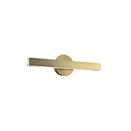 Kalco Lavo Wall Sconce in Winter Brass