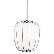 Hudson Valley Ephron 20 Inch Pendant Light in Polished Nickel