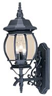 Chateau 3-Light Wall Sconce in Matte Black