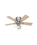 Hunter Crestfield 3 Light 42 Inch Indoor Ceiling Fan in Brushed Nickel