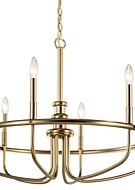 Kichler Capitol Hill 6 Light Traditional Chandelier in Classic Bronze
