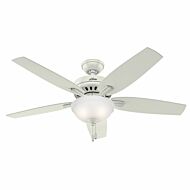 Hunter Newsome 2 Light 52 Inch Indoor Ceiling Fan in Fresh White