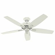 Hunter Newsome 52 Inch Indoor/Outdoor Ceiling Fan in Fresh White