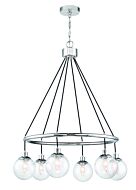 Craftmade Que 6 Light Wall Sconce in Chrome