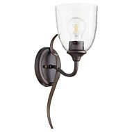 Quorum Jardin 15 Inch Wall Sconce in Oiled Bronze with