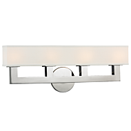Hudson Valley Clarke 4 Light 8 Inch Wall Sconce in Polished Nickel